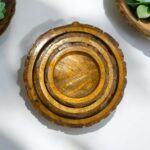 Round Sheesham Wooden Serving Tray